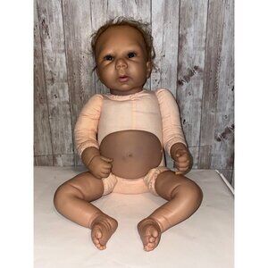 Realistic Reborn Baby Doll Cloth Body Silicone Limbs Huti B A.D.G 04 Ashton Drak